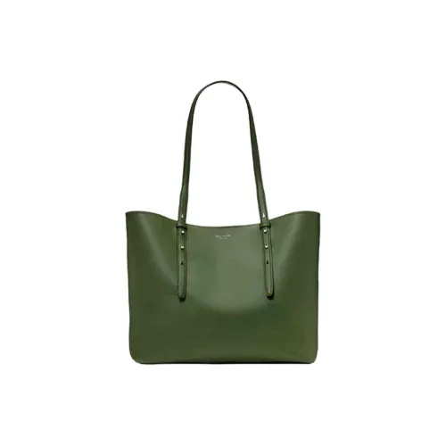 Kate Spade Cow Leather Tote Bag, Shopping Bag, Shoulder Bag Tubas Women's Green