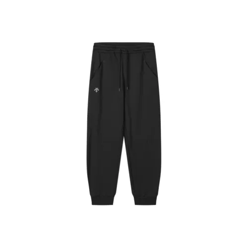 DESCENTE TRAINING Knitted Sweatpants Men's Black