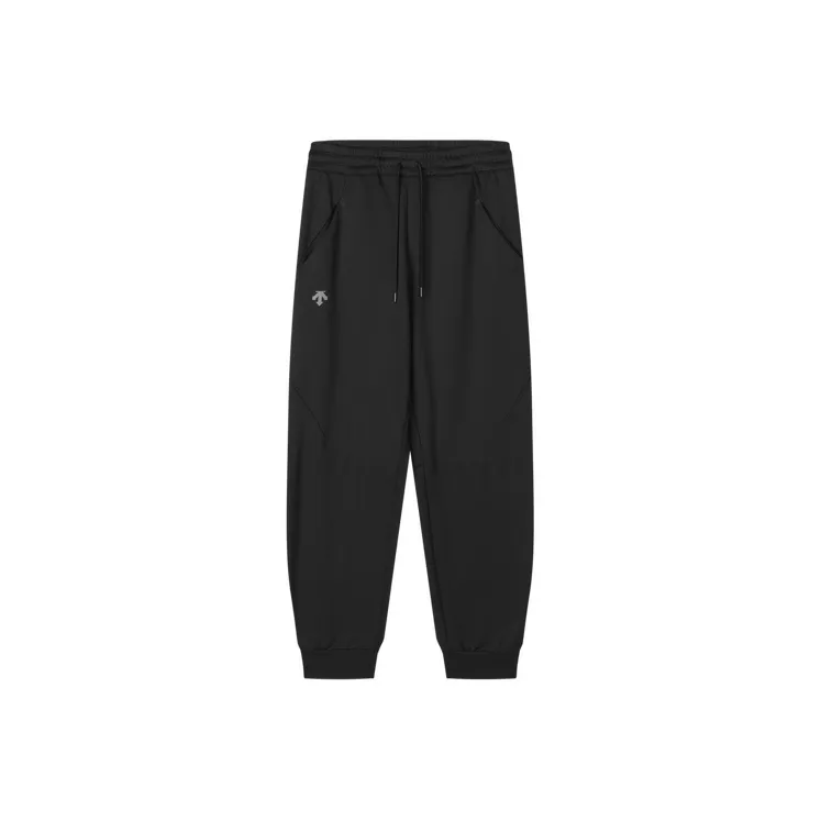 DESCENTE TRAINING Knitted Sweatpants Men's Black-0