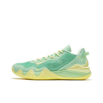 PEAK Basketball Shoes Men Low Top Bright Grass Green