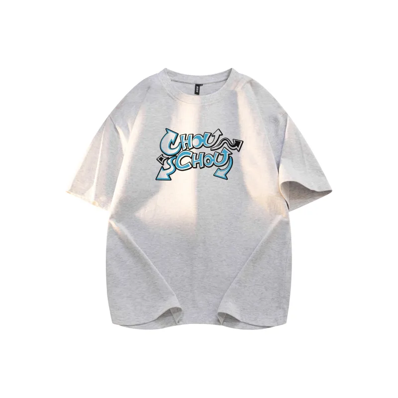 CHOUCHOUS Drop Shoulder Sleeve T Shirt Women's-11