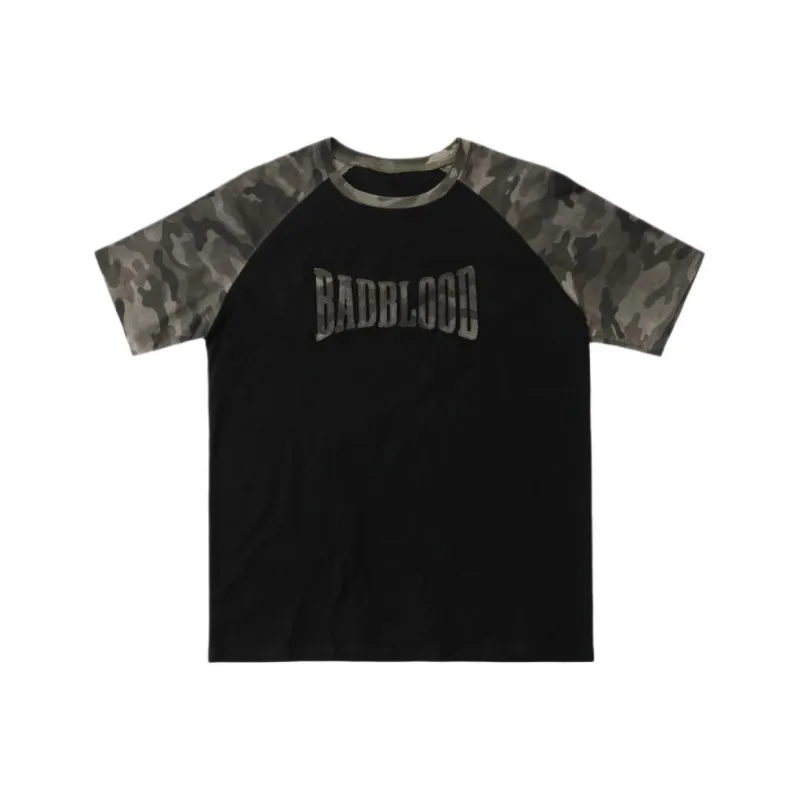 Badblood T Shirts Women's Green Camouflage-0
