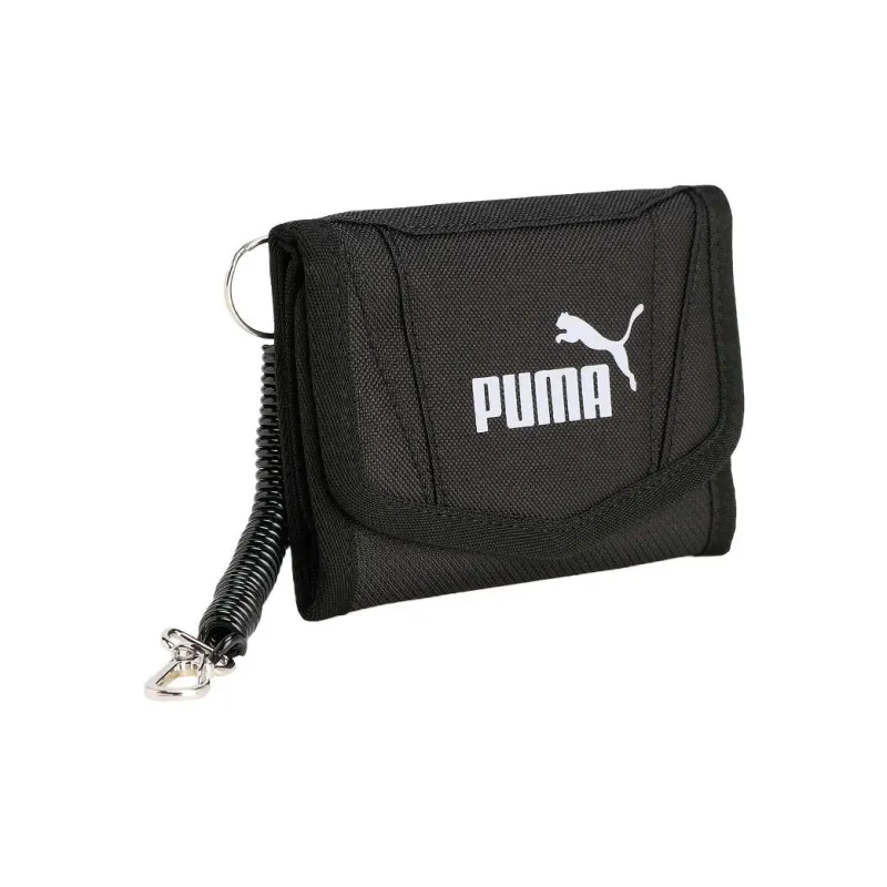 PUMA ACTIVE Polyester Wallet Unisex Black Gray-1