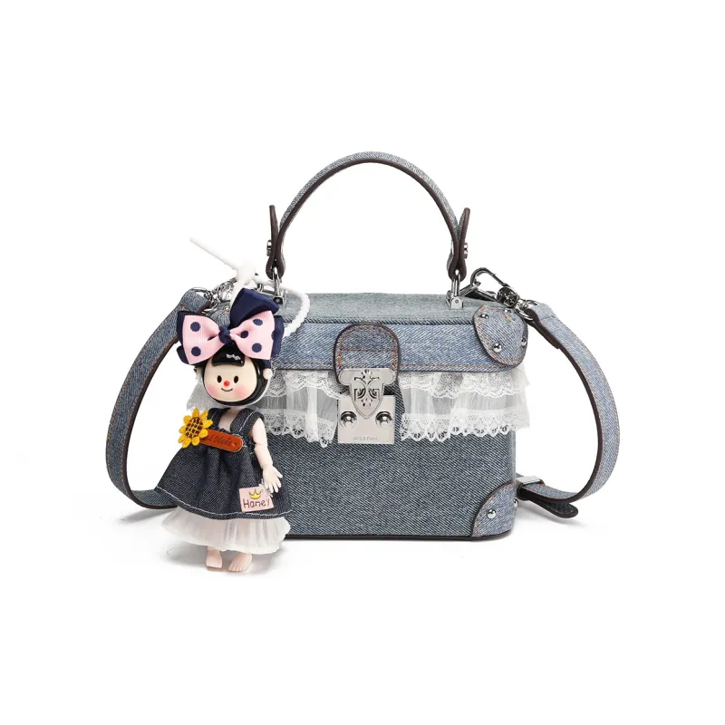 MISS GAIL Synthetic Leather Shoulder Bag, Crossbody Bag, Handbag Women's Blue-1