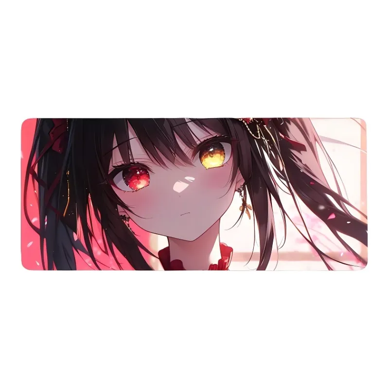 DANYIN Kurumi Tokisaki Extra Large Esports Computer Table Mats Anime Keyboard Pad Mouse Pads-8
