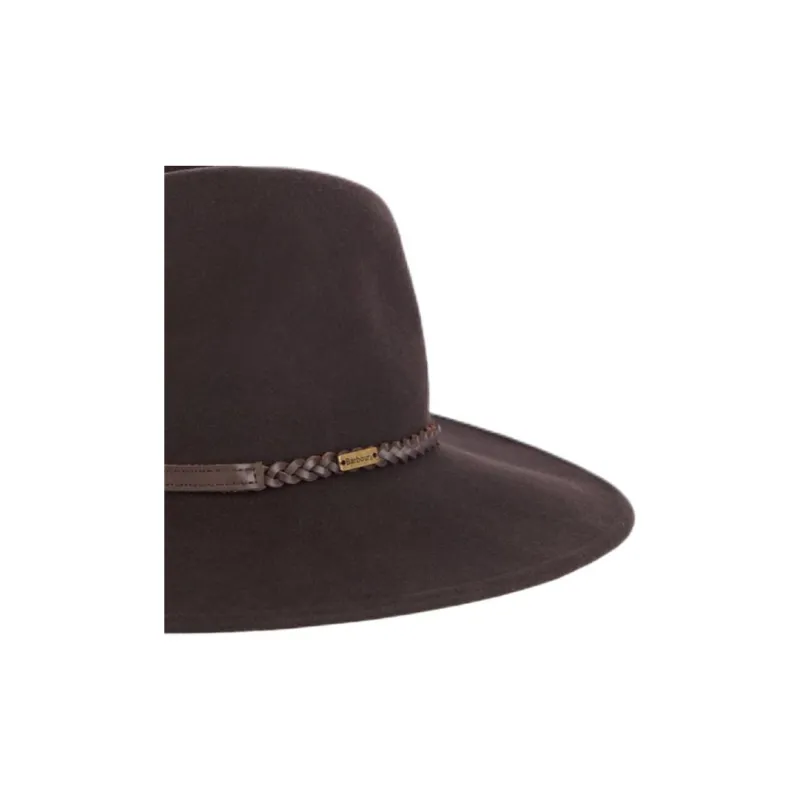 BARBOUR Wool Top Hats Women's Brown-2