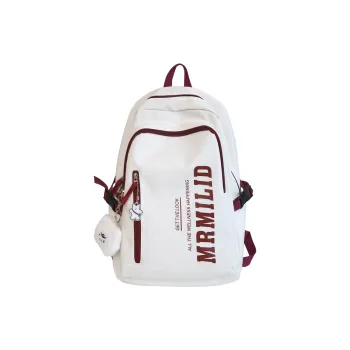 WICKBUEN Nylon Backpack Unisex Burgundy/Green/Blue/Black