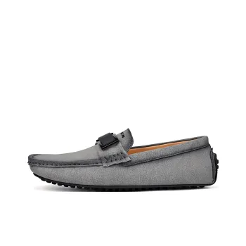 AIPSEN Gommino Loafers Men's Gray