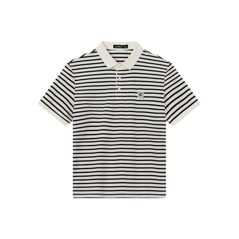 CAISEDI T-Shirts Men White-0