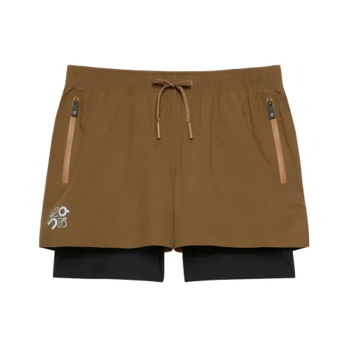 On x LOEWE Performance SS25 Sports Shorts Women's Umber