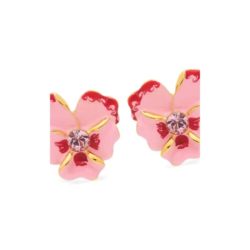 Kenneth Jay Lane Flower Earrings-1