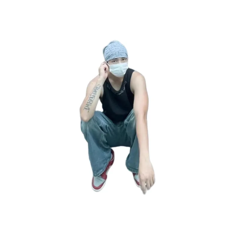 DUATOGE Tank Tops Men Black -1