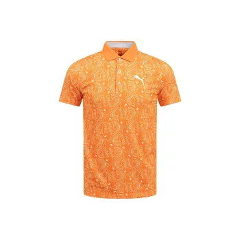 PUMA PIQUERickie Polo Shirt Men's Orange