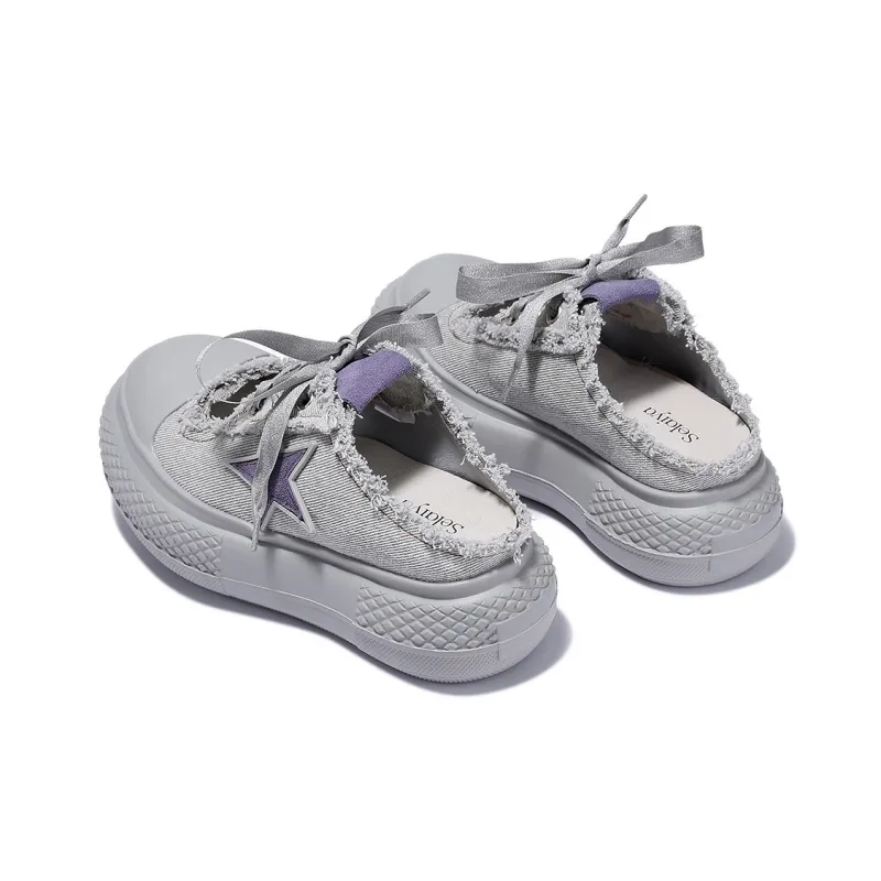 SELAIYA Rubber Sole Abrasion Resistant Closed Toe Slippers Women's-13
