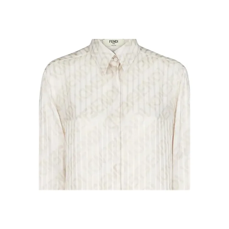 FENDI Shirts Women's White-5