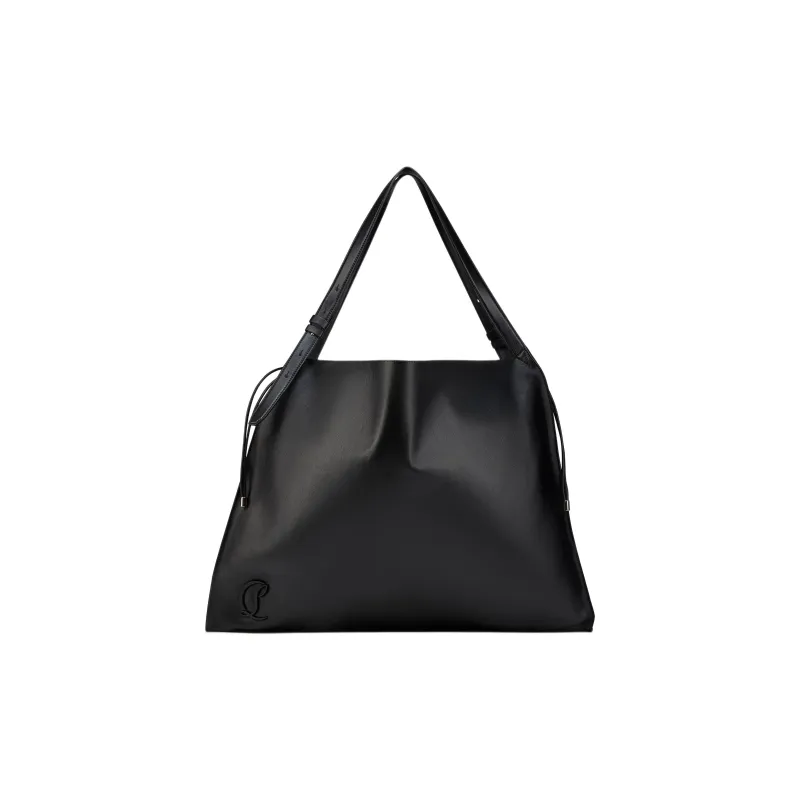 CL Calfskin Tote Bag, Shopping Bag, Shoulder Bag Men's Black-0