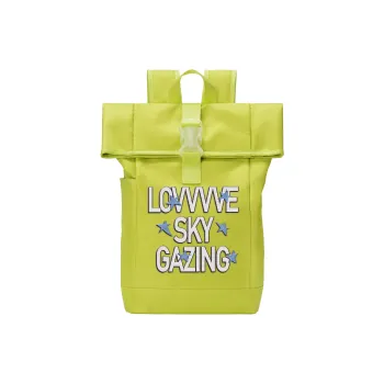 QRST Polyester Backpack Unisex Fruit Green
