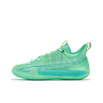 361° Zen 7 Cushioning Coverage Abrasion Resistant Slip Resistant Low Top Basketball Shoes Men's Jelly Mint
