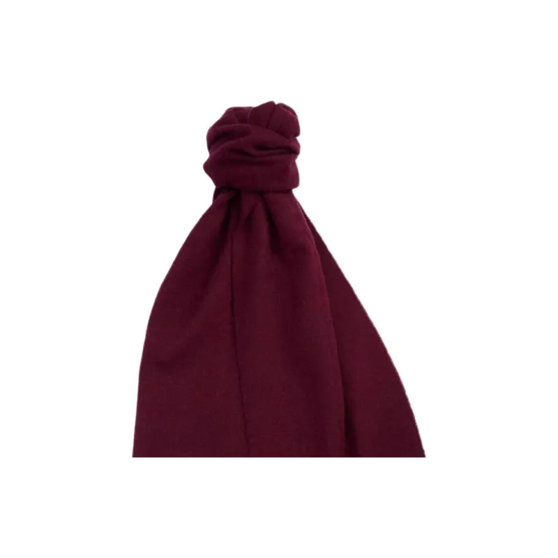 BARBOUR Lambswool Knit Scarves Women's Red-1