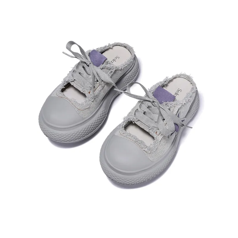SELAIYA Rubber Sole Abrasion Resistant Closed Toe Slippers Women's-12