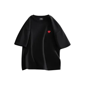 PLAY SCAN Drop Shoulder Sleeve T Shirt Women's