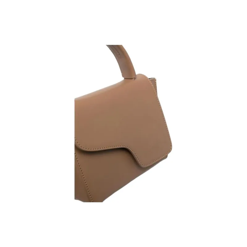 ATP Atelier Calfskin Handbag Women's Brown-2