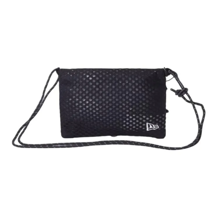 New Era Rainbow & NY Logo Embroidery Crossbody Bag Unisex Black-1