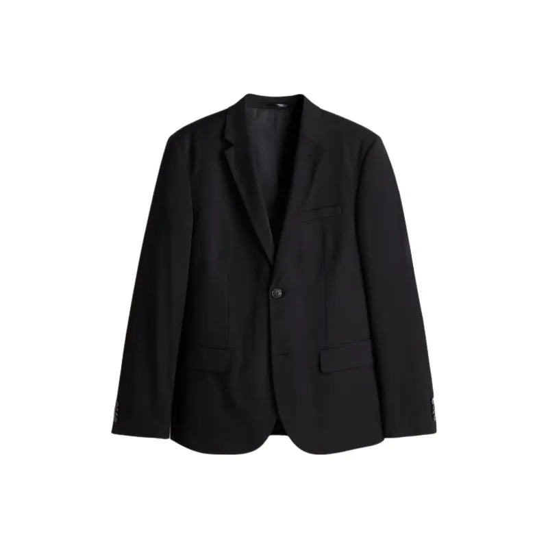 H&M Business Suits Men Black-0