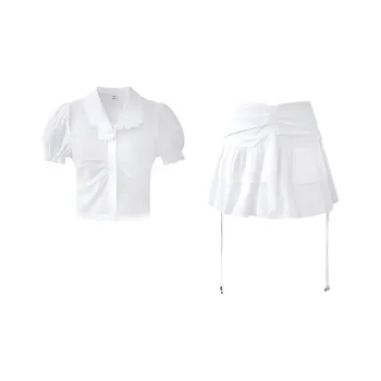 MO VOICE Two Piece Skirt Sets Women's