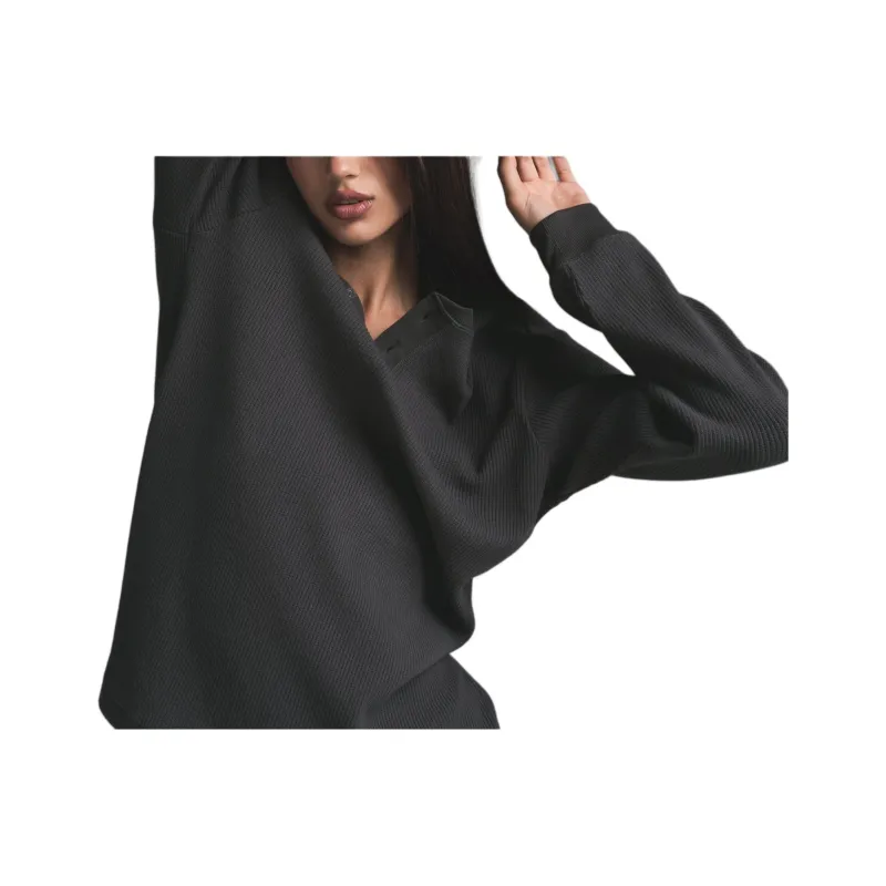 SKIMS Drop Shoulder Sleeve T Shirt Women's ASH/Ash-3