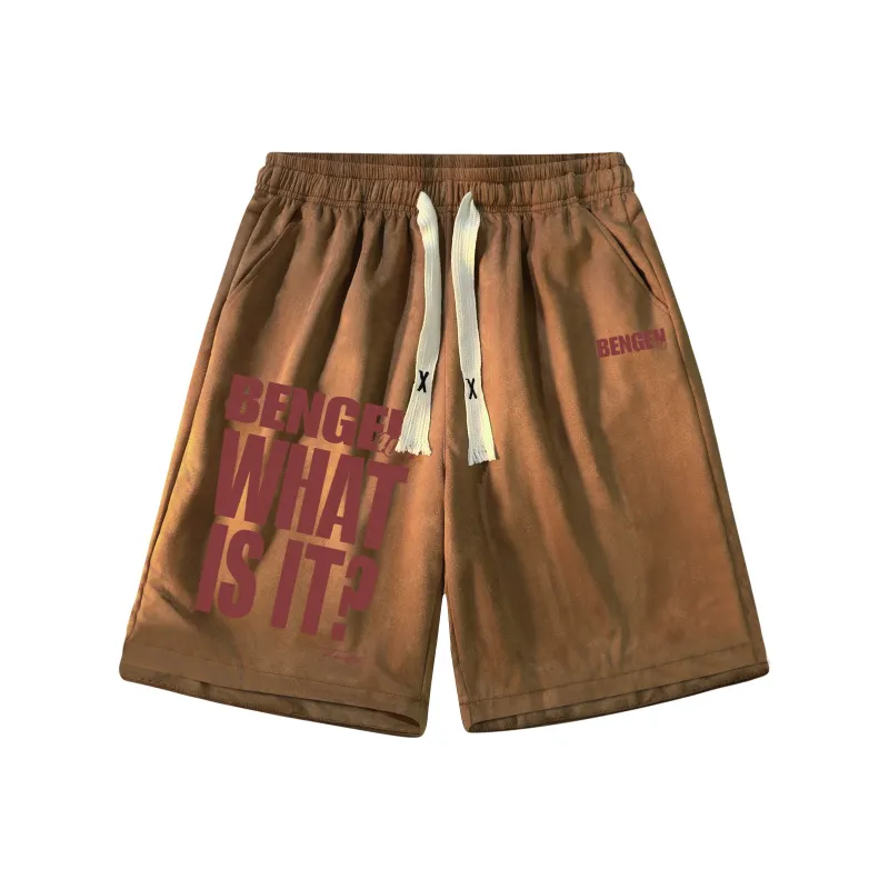 BENGEN Casual Shorts Unisex-16