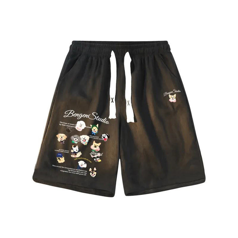 BENGEN Casual Shorts Unisex-0