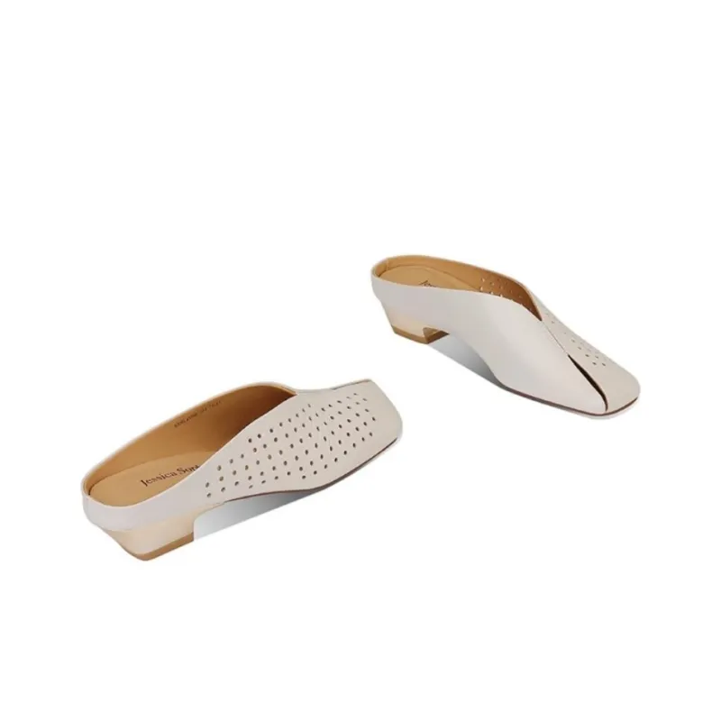 JESSICA SOPHIA Rubber Sole Cut Out Abrasion Resistant Slip Resistant Closed Toe Slippers Women's-3