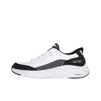 Skechers Contour Foam Cozy Fit Low Top Running Shoes Women's White Black