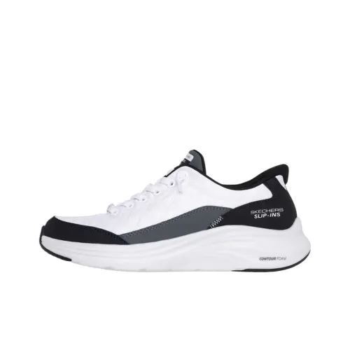 Skechers Contour Foam Cozy Fit Low Top Running Shoes Women's White Black