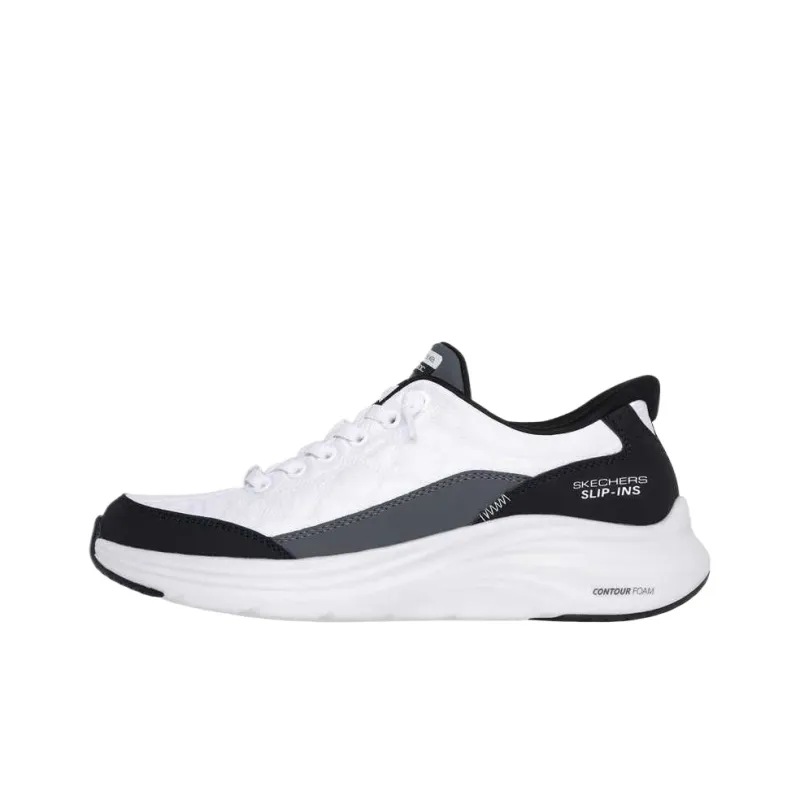 Skechers Contour Foam Cozy Fit Low Top Running Shoes Women's White Black-0