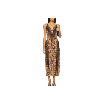 ALLSAINTS Slip Dress Women's Brown