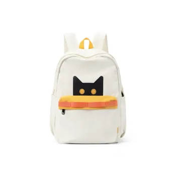 NOXXON Nylon Backpack Women's Ecru/Obsidian Black