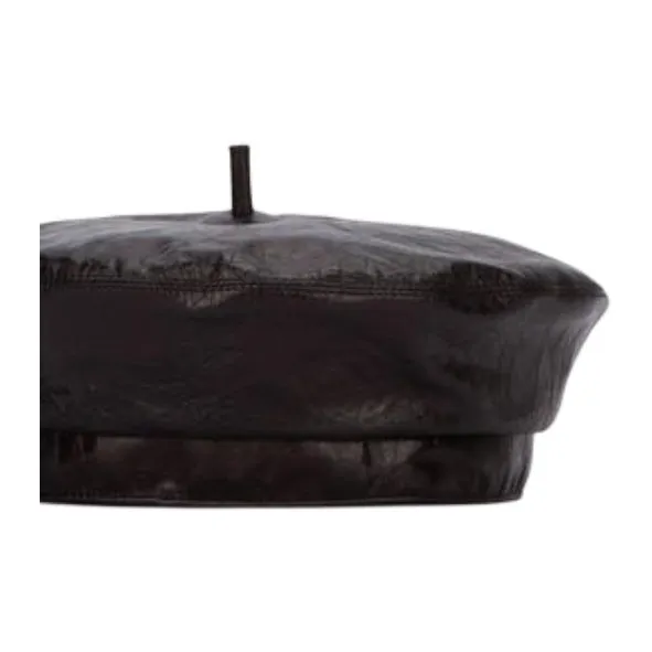 DIOR Calfskin Berets Women's Black-2