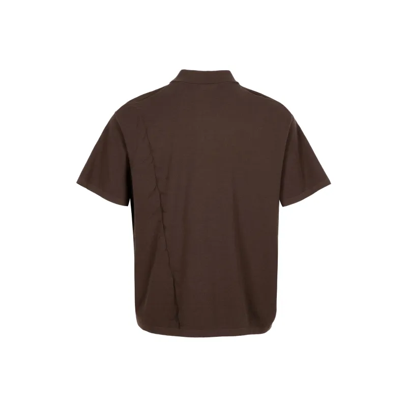 ORANGE DRAGON 2025 Summer Polo Shirt Unisex Dark Brown-1