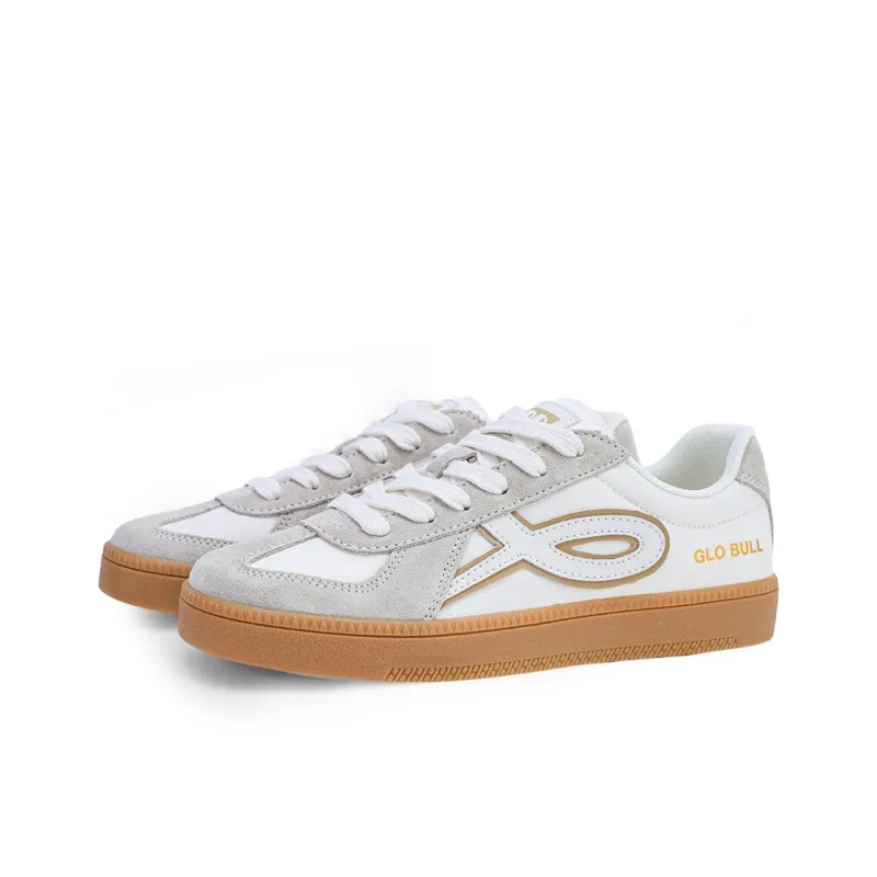 GLO BULL Slip Resistant, Abrasion Resistant, Breathable Low Top Skateboard Shoes Unisex Beige-2