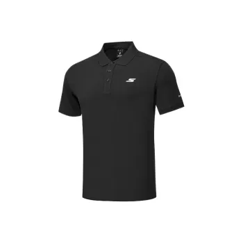Skechers Polo Shirt Men's Carbon Black 0018