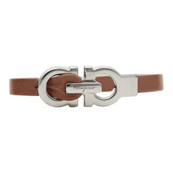 FERRAGAMO Brass Bracelets Men's Brown