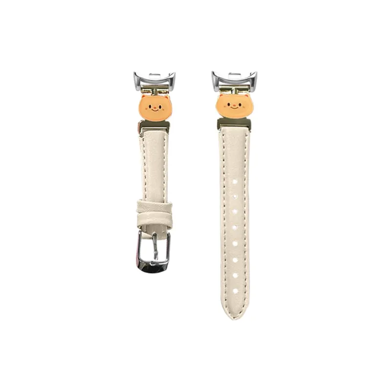 CHUANGYIDA Xiaomi Compatibility Watch Band 130 180mm Leather, Metal-4