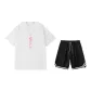 2 Pack (White Top+Black Shorts)
