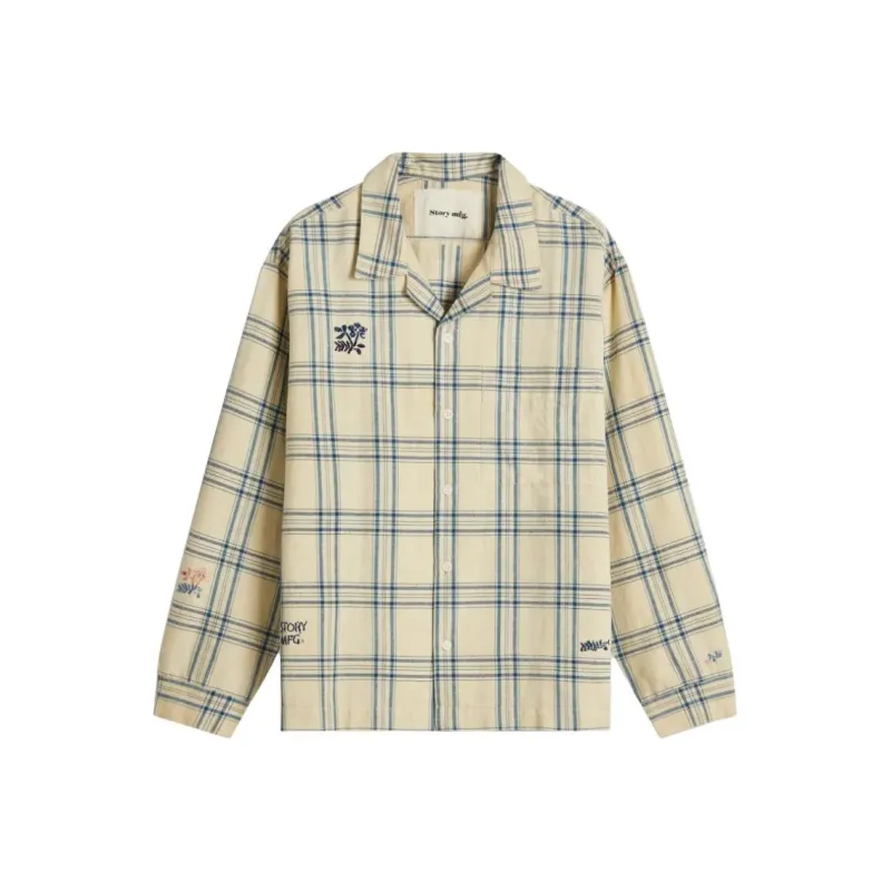 Story Mfg Shirt Men's Dark Beige-0