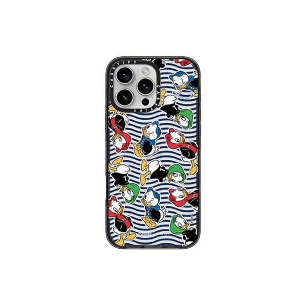 CASETIFY TPU+PC Material Donald Duck's Nephews Phone Cases Compatibility With IPhone 16/15/14 Collection Cartoon-0