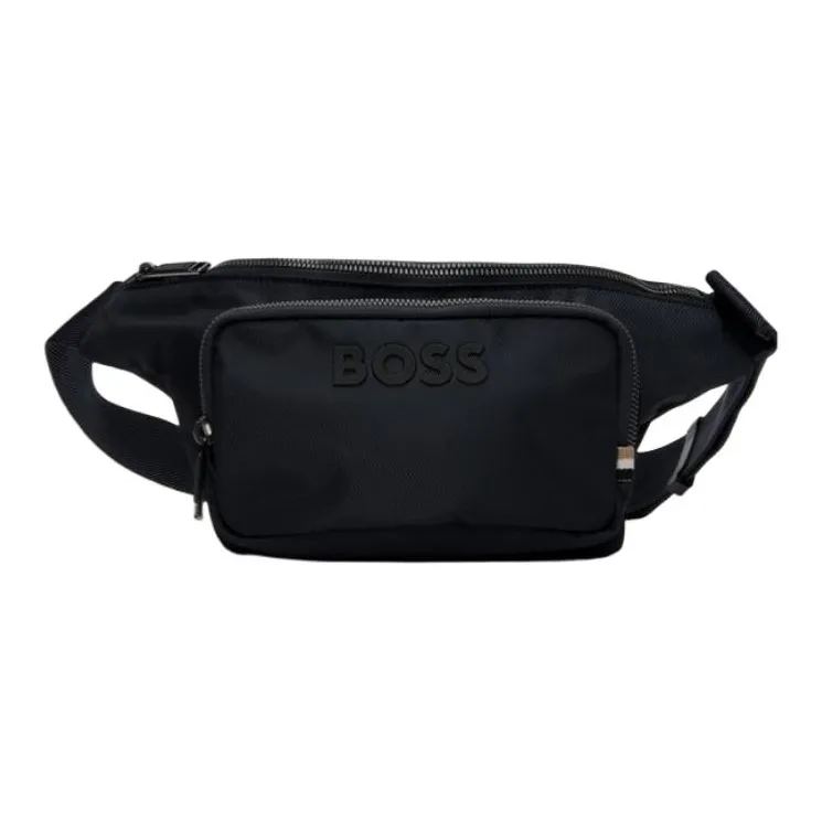 HUGO BOSS Recycled Polyester Fanny Pack Men's Black-0