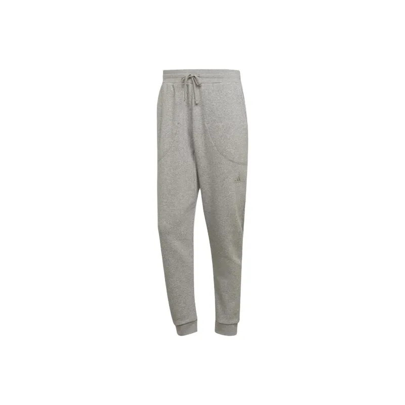 Adidas Knitted Sweatpants Men's Medium Gray-0
