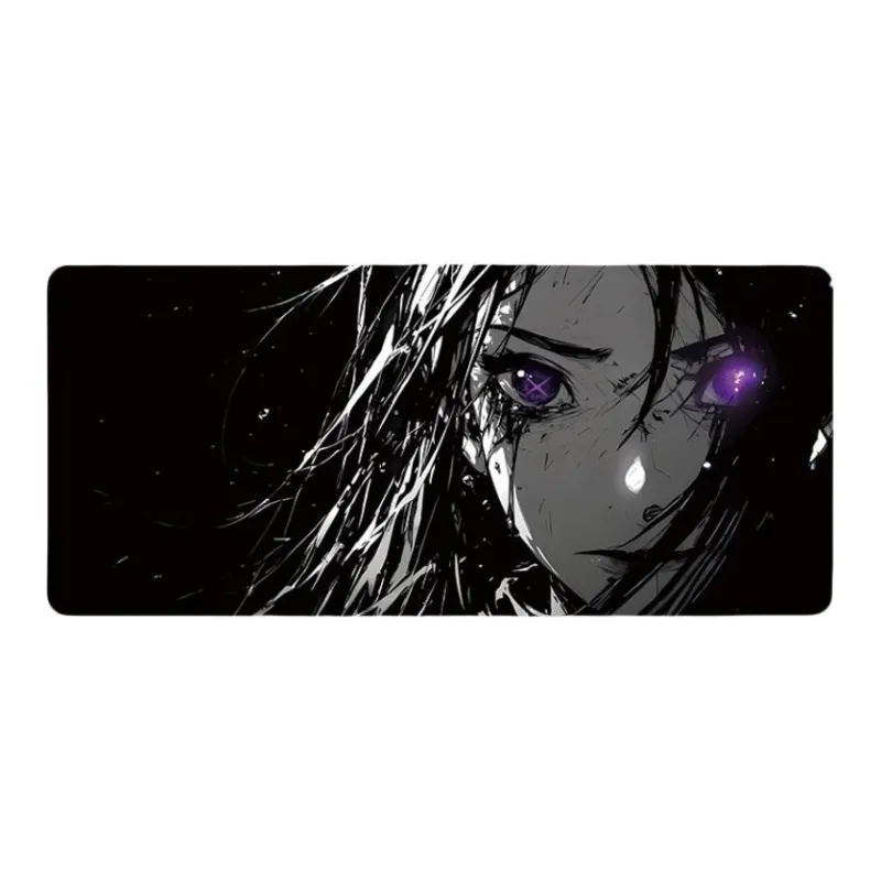 DANYIN Black White Anime Extra Large Minimalist Style Premium Desk Mat For Anime Esports Office, Washable Mouse Pads-12